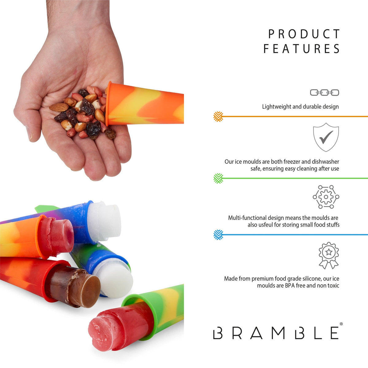 Silicone Ice Lolly Moulds