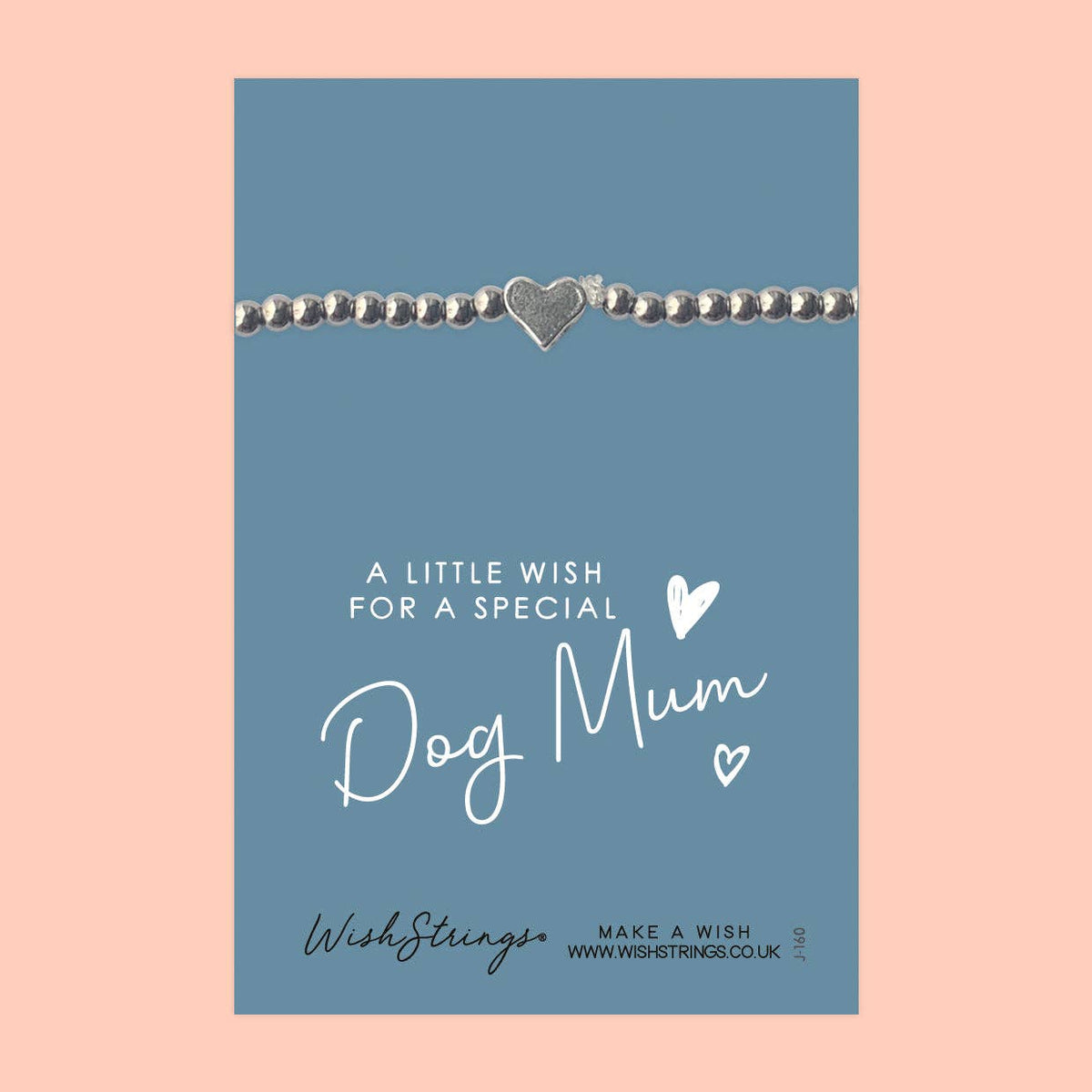 DOG MUM - Heart Beaded Bracelet