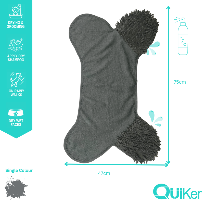 QuikDry Noodle Drying Towel/Mitts