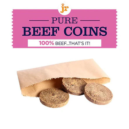 pure beef coins – soft beef training treats for dogs