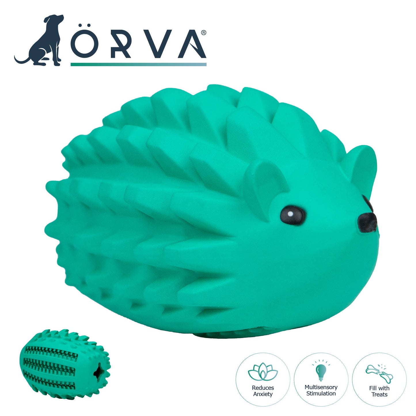 ÖRVA Tuff Stuff Hedgehog Treat Toy