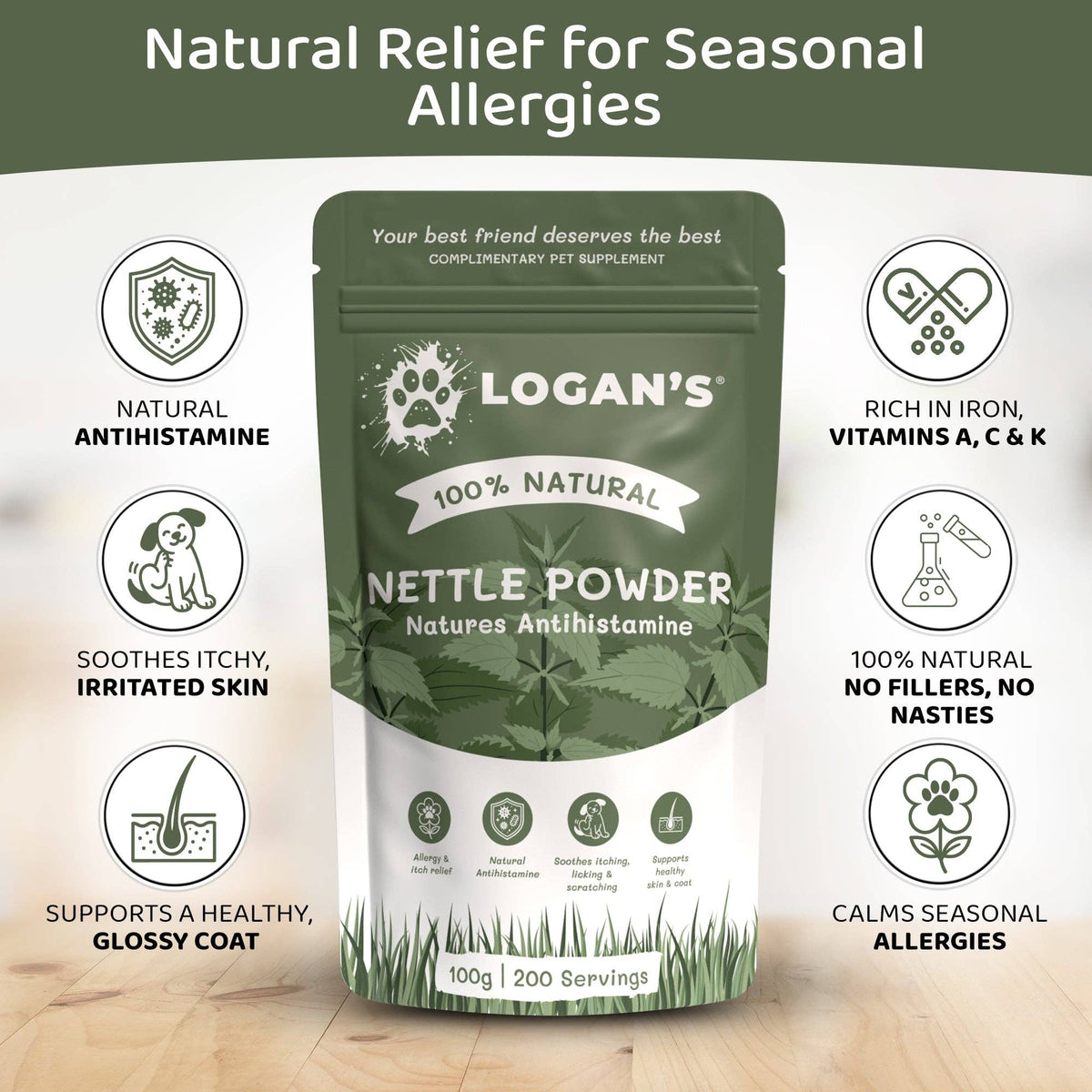 Nettle Powder – Nature's Antihistamine