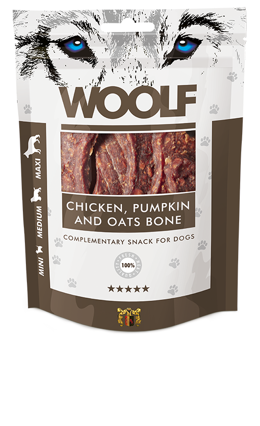 Chicken, Pumpkin & Oats Bone