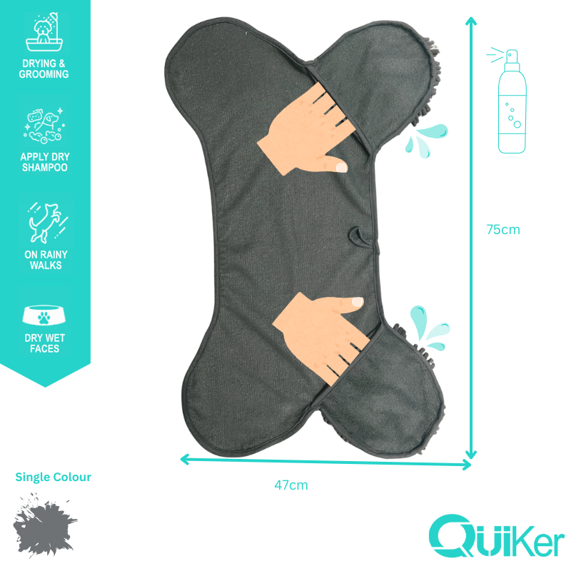 QuikDry Noodle Drying Towel/Mitts