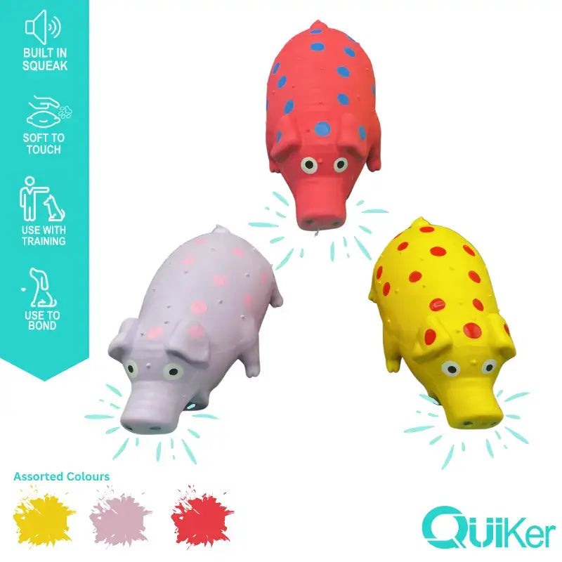 Latex Honking Pig Dog Toy