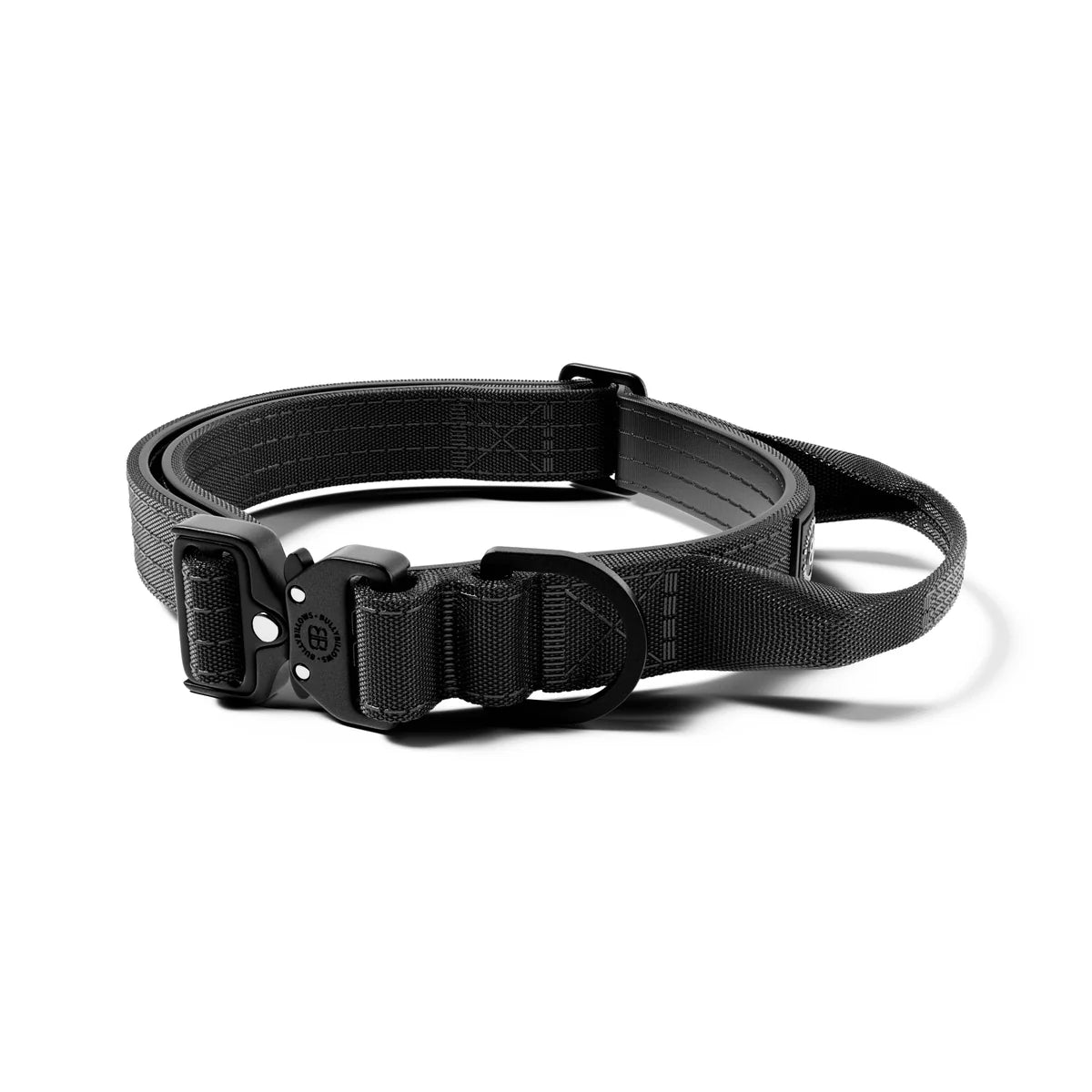 2.5cm LIGHTER Combat® Collar | With Handle Rated Clip - Black x Black