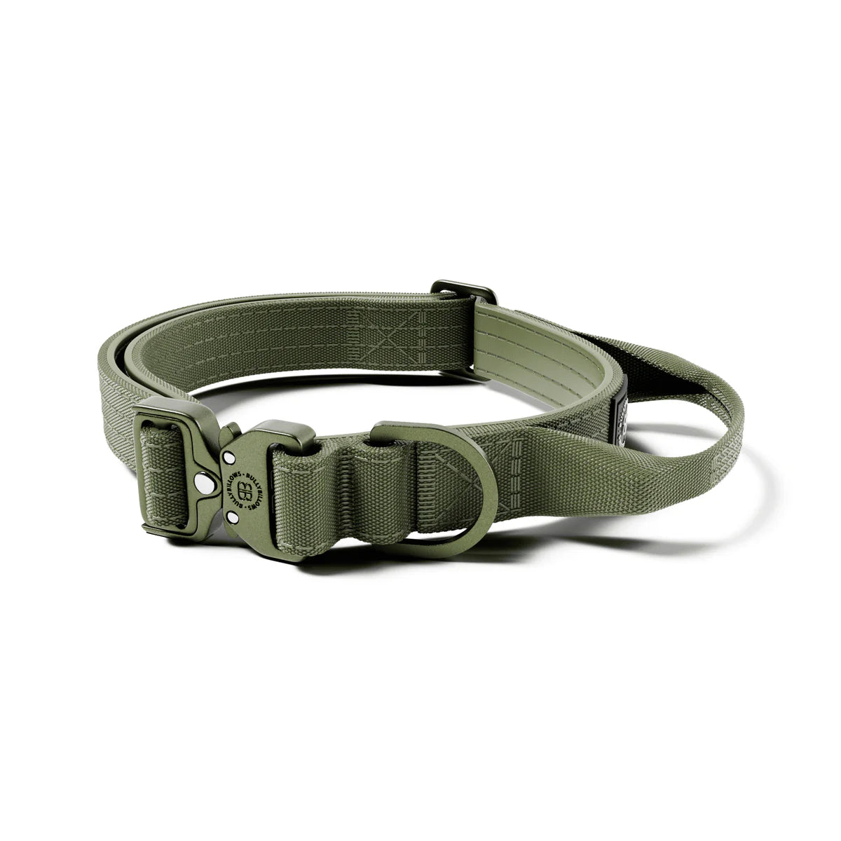 2.5cm LIGHTER Combat® Collar | With Handle Rated Clip - Khaki x Khaki
