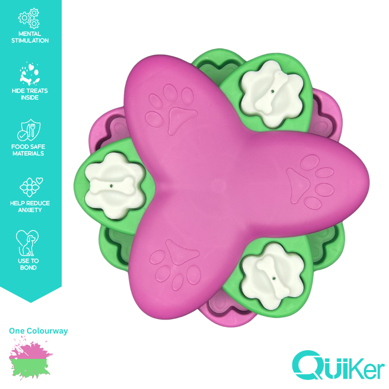 Flower Puzzle Toy - Dog Toy - Brain Training