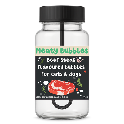 Meaty Bubbles Beef Steak Bubbles 125ml 