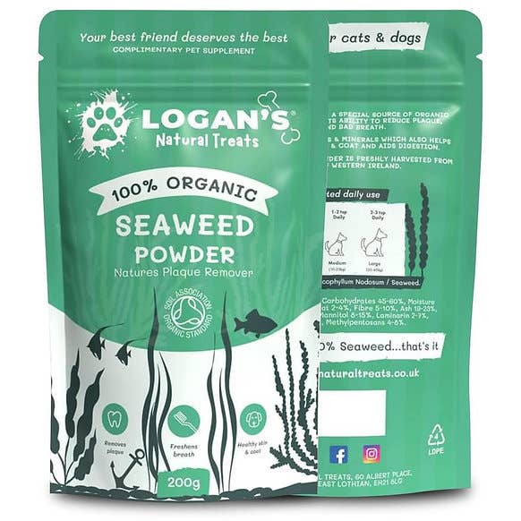 Organic Seaweed Powder - Pet Supplement - Dental Hygiene