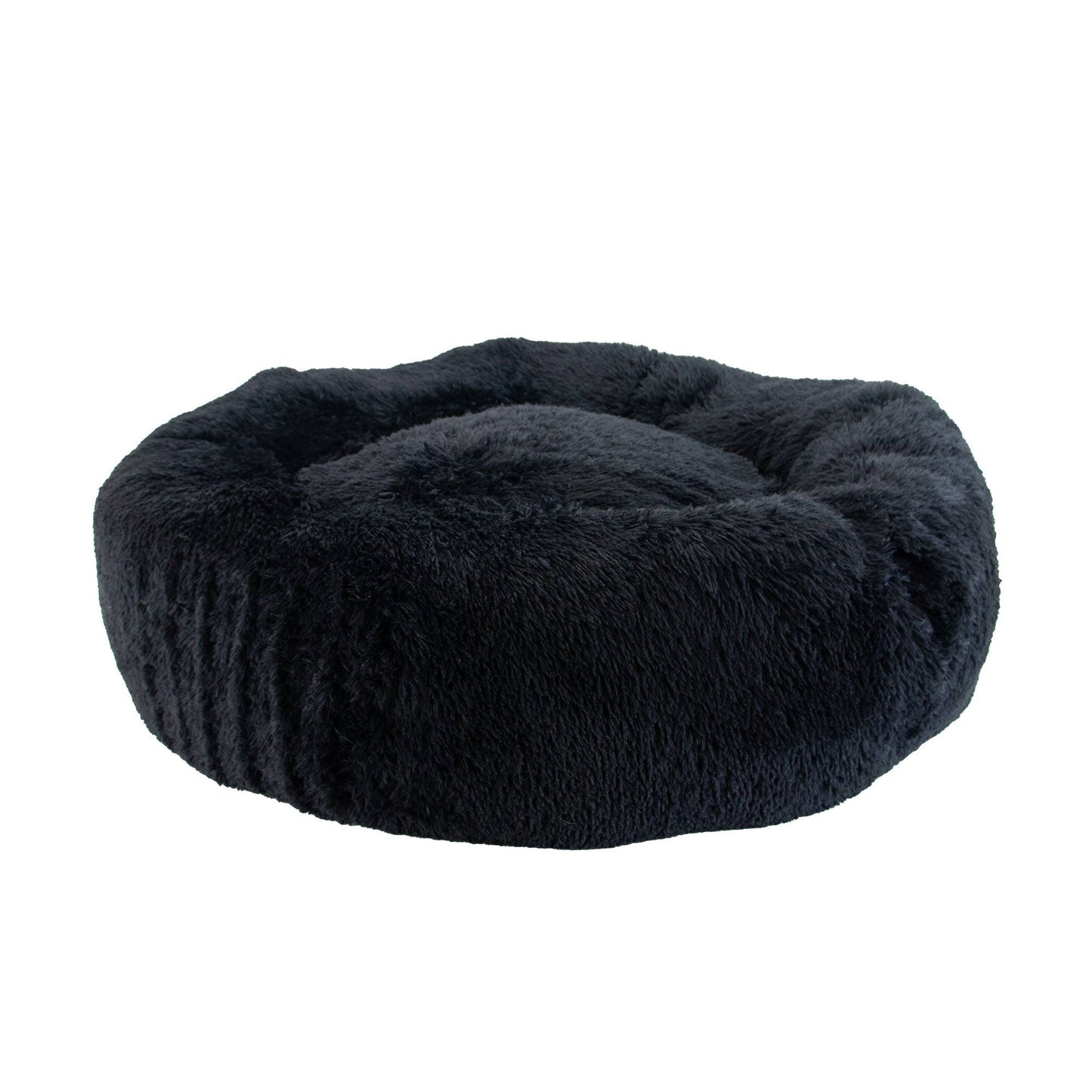 Giant Super Plush Donut Dog Bed 130cm Black