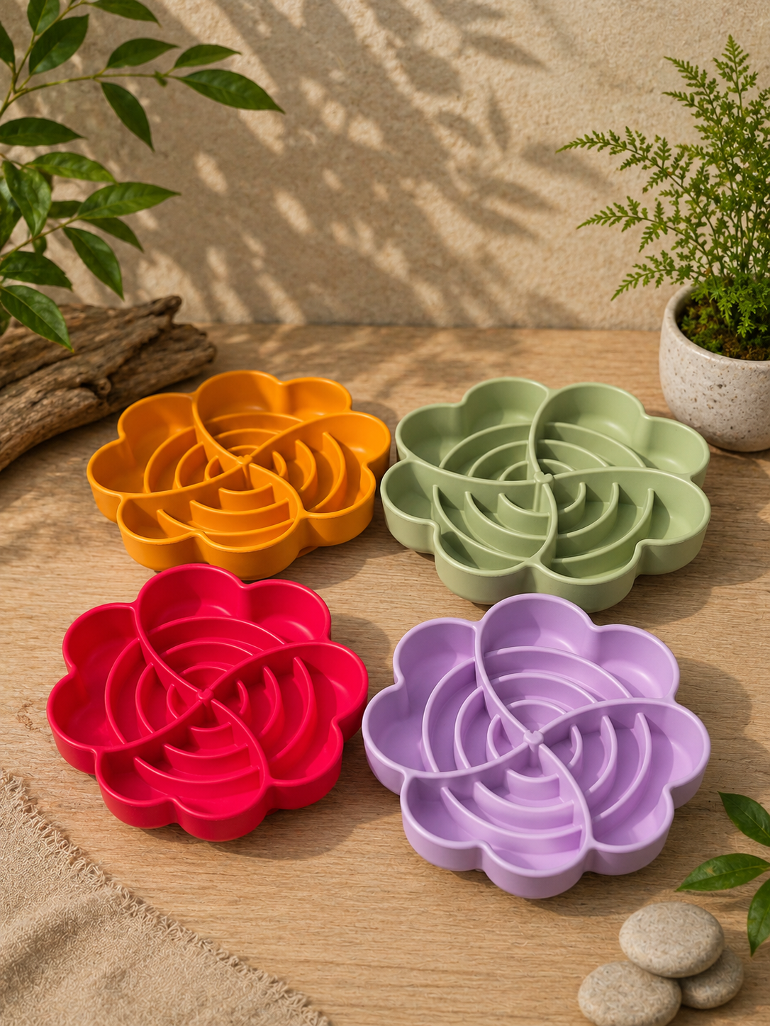 Spiral Bloom Enrichment Bowl