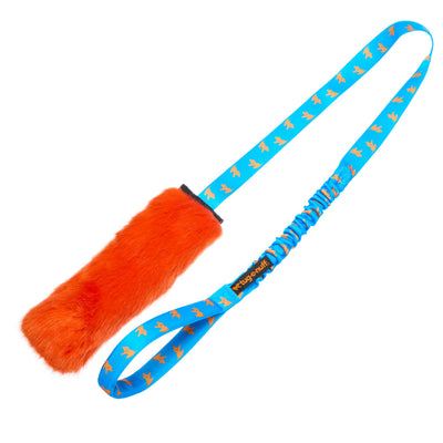 Faux Fur Squeaky Chaser Bungee Edition