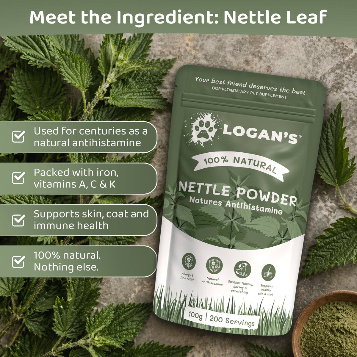 Nettle Powder – Nature's Antihistamine