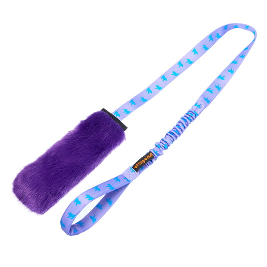 Faux Fur Squeaky Chaser Bungee Edition