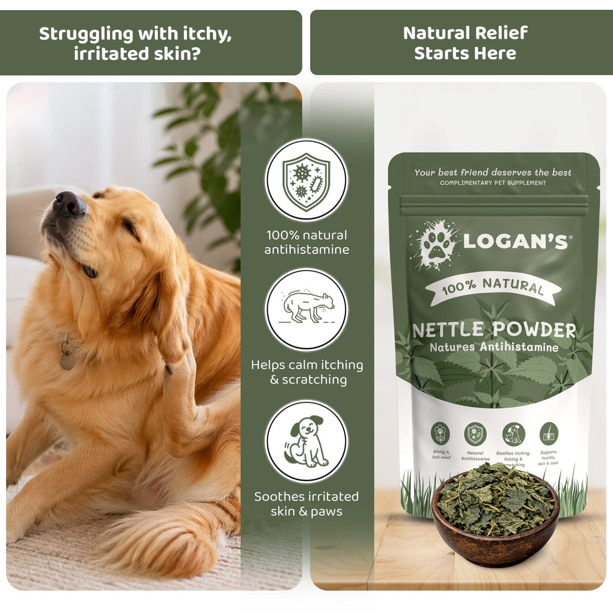 Nettle Powder – Nature's Antihistamine