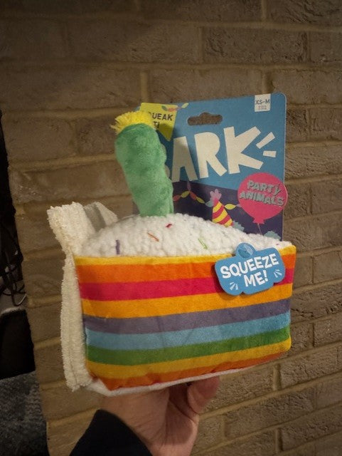 Birthday Cake Dog Toy