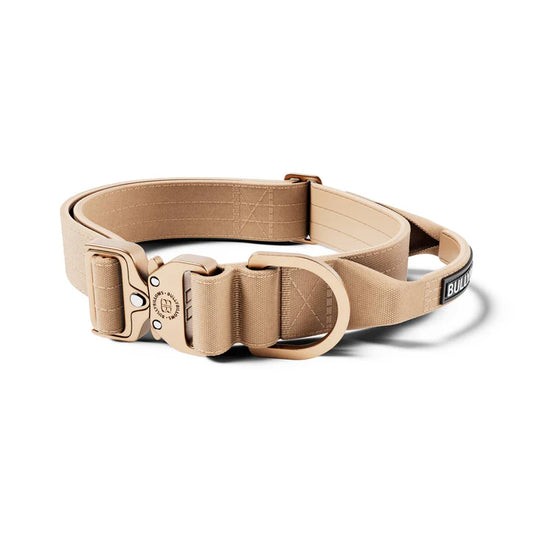 4cm LIGHTER Combat® Collar | With Handle Rated Clip - Tan x Tan