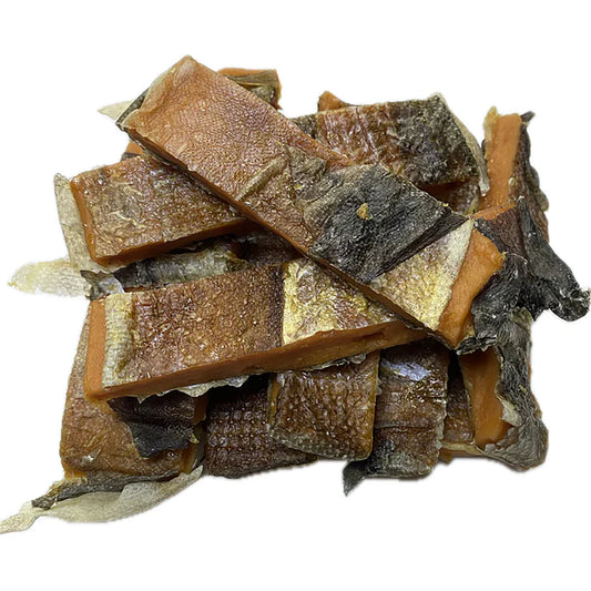 Fish Skin & Chicken Rolls