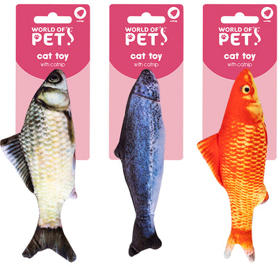 Soft Fish Cat Nip Toy