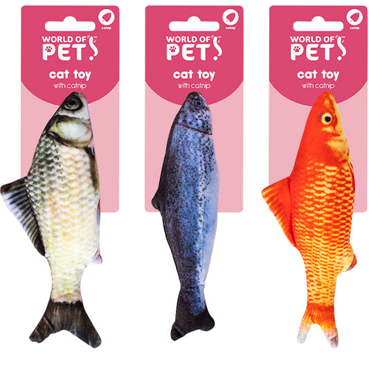 Soft Fish Cat Nip Toy