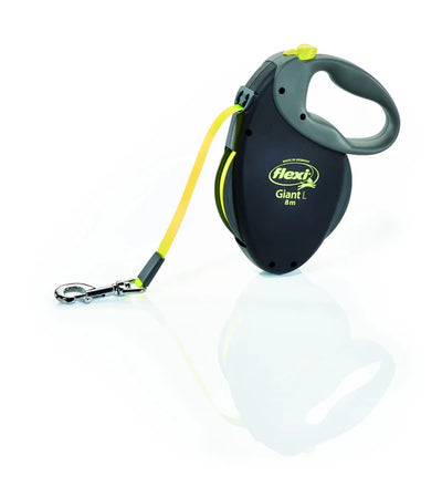 Flexi Giant Extending Dog Lead 8m Black Large