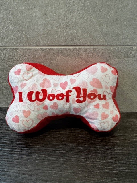 I Woof You - Plush Bone