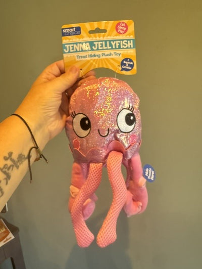 Jenna Jellyfish – Treat‑Hiding Plush for Play & Enrichment