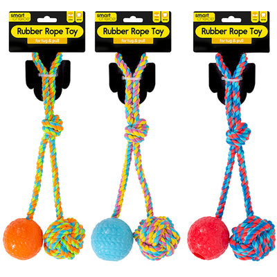 Tough Rubber Rope Toy