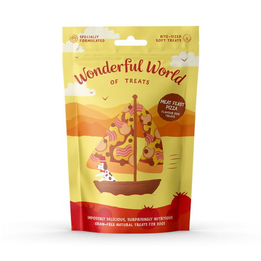 Meat Feast Pizza Dog Treats - 50g
