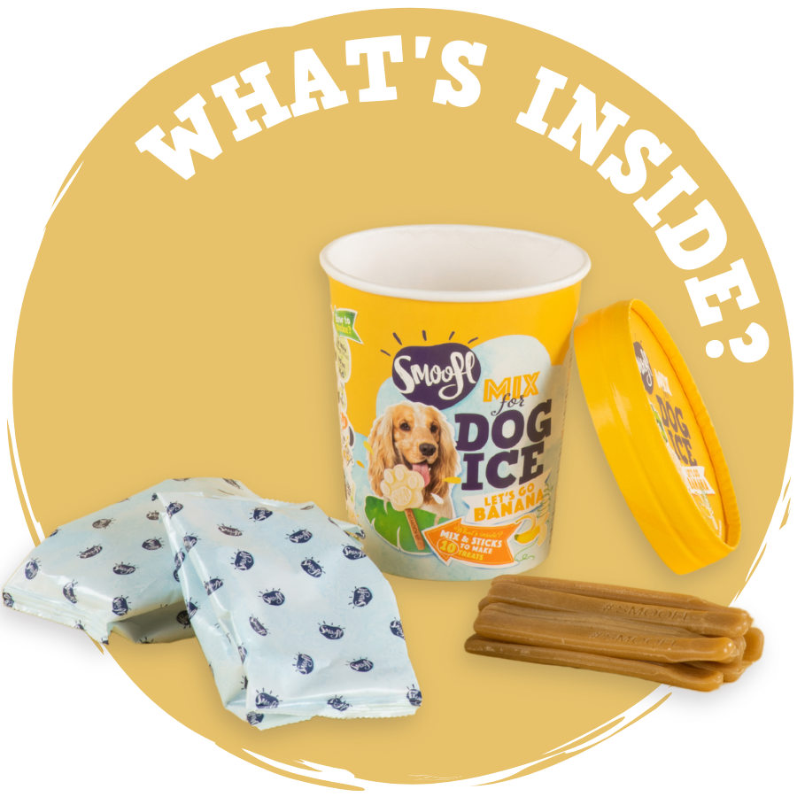 Banana Mix for Dog Ice Cream