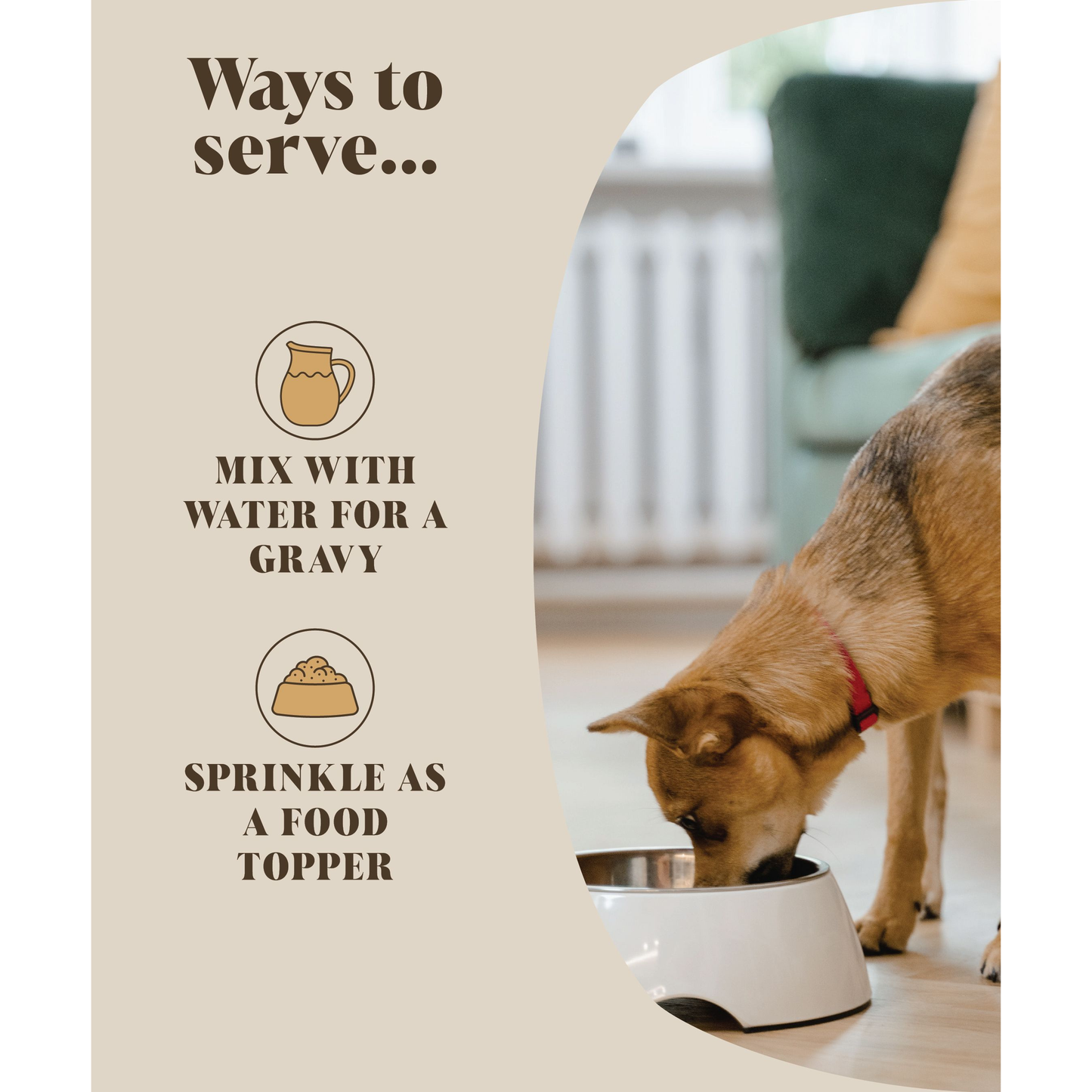 Chicken Bone Broth for Dogs | Dog Gravy Food Topper for Picky Eaters