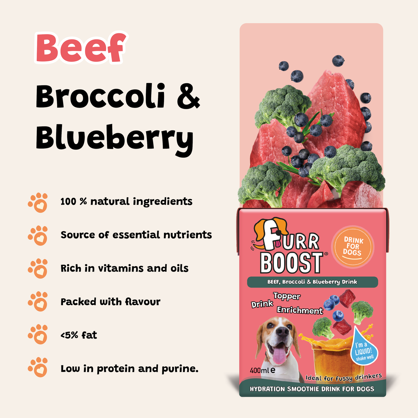 Beef, Broccoli and Blueberry