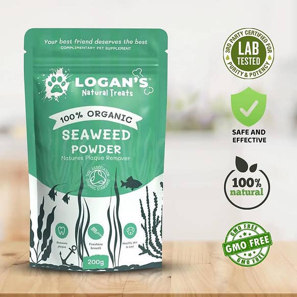 Organic Seaweed Powder - Pet Supplement - Dental Hygiene