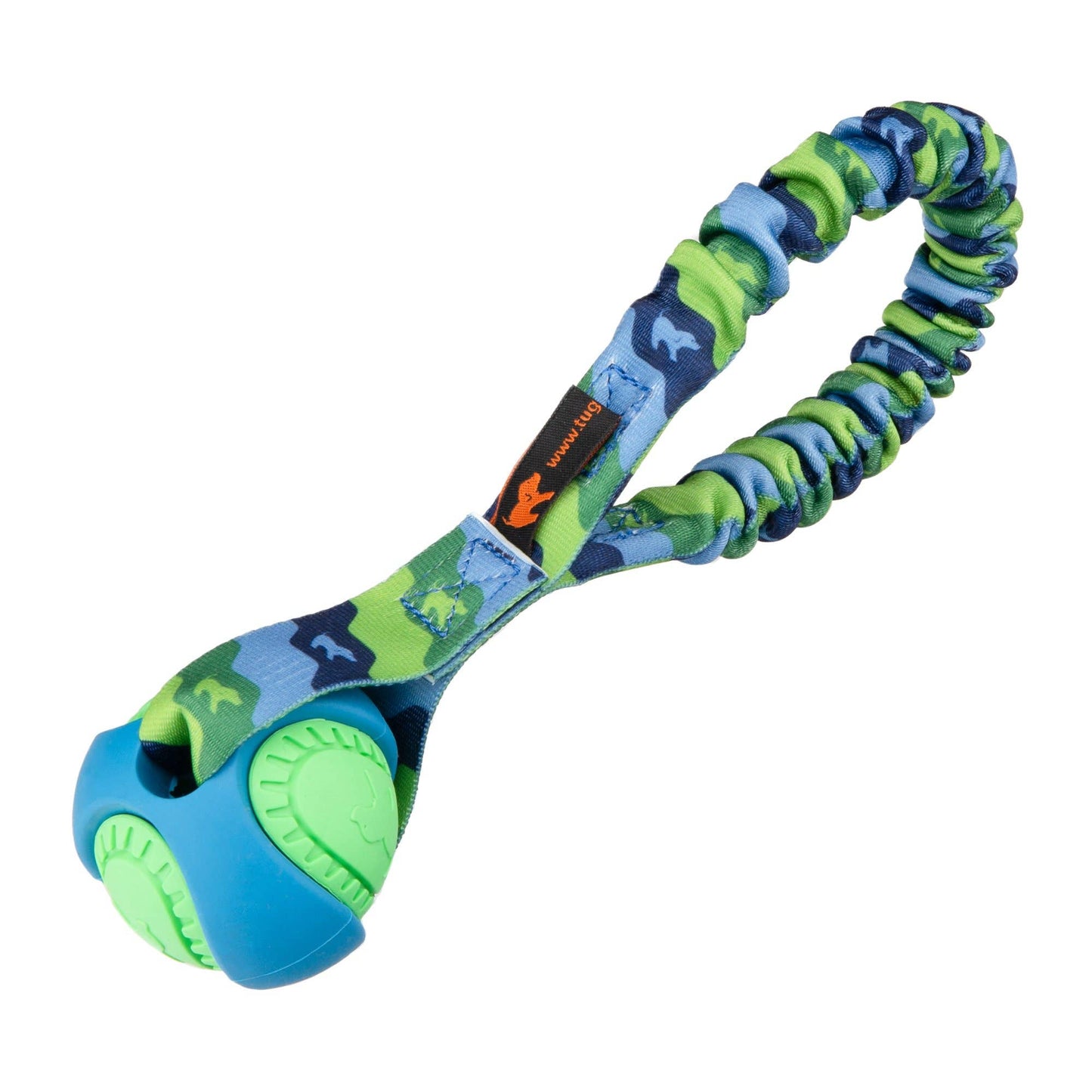 Pocket PowerBall Bungee Tug | Fetch Dog Toys | Tug-E-Nuff