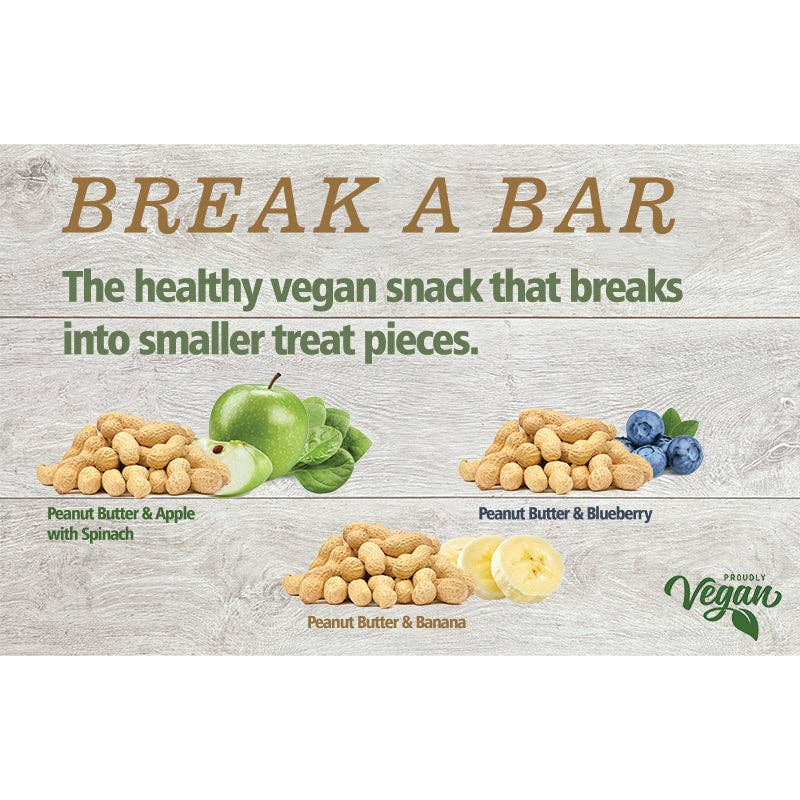 Break A Bar - Multi Flavour Vegan Dog Treats.