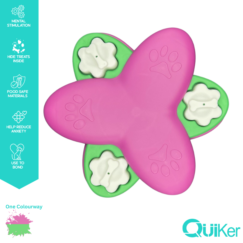 Flower Puzzle Toy - Dog Toy - Brain Training