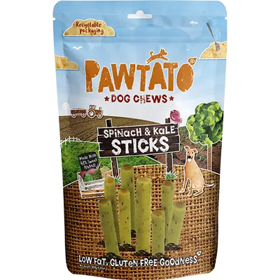 Pawtato Spinach and Kale Sticks
